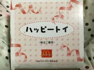 ◆日本マクドナルド株主優待品　ハッピートイ　スヌーピー4体セット　未使用品