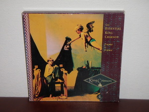 ◆ 激レア プログレ 大型 CD BOX キングクリムゾン The Essential King Crimson Frame By Frame 日本語 英語 解説書付き ◆ 