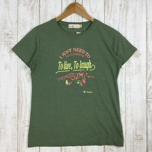 WOMENs M フォックスファイヤー キャンピング Tシャツ 速乾 FOXFIRE 8215710 グリーン系