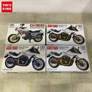 1円〜 タミヤ 1/12 スズキGSX 750S ニューカタナ、ホンダCX500 ターボ