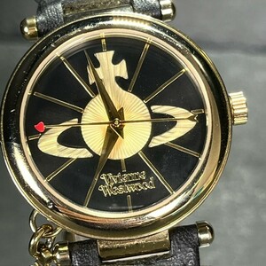 Vivienne Westwood ヴィヴィアン ウエストウッド 腕時計 クオーツ VV006BKGD ブランド ブラック チャーム オーブ2 アナログ 電池交換済み