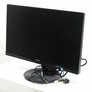 PHILIPS 224E5EDSB/11 モニター ブラック HDMI softblue テクノロジー搭載 液晶ディスプレイ PC 業務用 OA機器 YH13270 中古オフィス家電