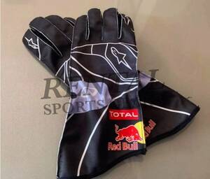 海外限定 高品質　送料込み　セバスチャン・ベッテル　redbull 2013 レーシンググローブ　F1 サイズ各種 レプリカ カスタム対応