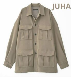 JUHA オーバーサイズ サファリ ジャケット ベージュ メンズ L〜LLくらい