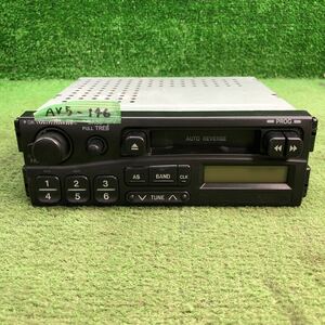 AV5-146 激安 カーステレオ MAZDA マツダ FMS audio MCT006J2 05F1B20597 カセット 通電未確認 ジャンク