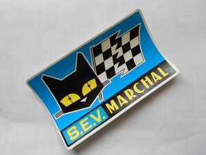 旧車　オートアクセサリー　S.E.V　マーシャル　MARCHAL　ステッカー　青　当時物　1970年代　1980年代　ノスヒロ　街道レーサー 