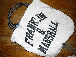 FRANKLIN & MARSHALL 大きいTOTE 良品USED。