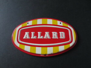 1950年代アラードグリルバッジ・ALLARD・イギリス車★ブリティッシュレイランド・BMC・MINI・MGA・TRIUMPH・JAGUAR・ASTON MARTIN