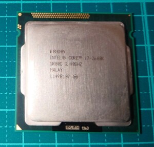 【intel】 Core i7-2600K 3.4GHz動作確認済み