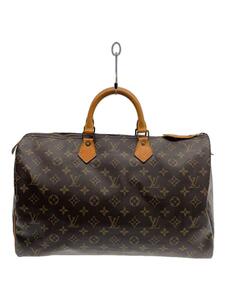 LOUIS VUITTON◆1)スピーディ40_モノグラム・キャンバス_BRW/PVC/BRW