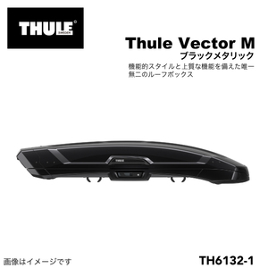 THULE ルーフボックス 310リットル Vector ベクターM ブラック TH6132-1 送料無料