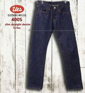 ■ UES ウエス 400S スリムストレート 14.9oz ■