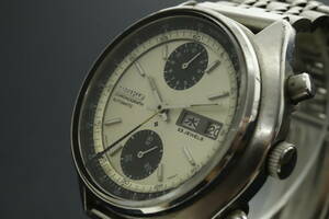 LVSP6-4-59 7T044-29 SEIKO セイコー 腕時計 6138-8000 クロノグラフ パンダ デイデイト 自動巻き 約107g メンズ シルバー ジャンク