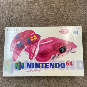 NINTENDO64 クリアレッド 任天堂 ニンテンドウ 64 ロクヨン　本体のみ　動作確認未