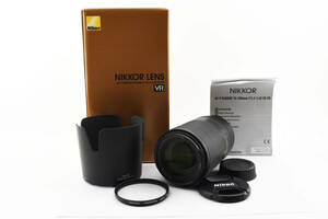 ★極上美品★ Nikon ニコン AF-P 70-300mm F4.5-5.6E ED VR 望遠ズームレンズ フルサイズ対応 元箱付 #1230