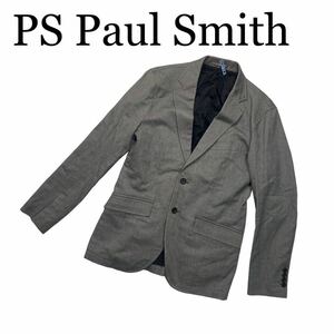 PS Paul Smith ピーエスポールスミス テーラードジャケット グレー 総裏 サイドベンツ M