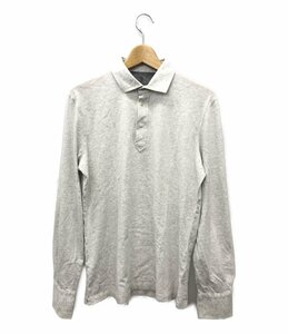 美品 ブルネロクチネリ 長袖コットンポロシャツ メンズ S S BRUNELLO CUCINELLI [0402]