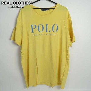 ☆POLO RALPH LAUREN/ポロラルフローレン 半袖Tシャツ イエロー CUSTOM SLIM FIT/カスタムスリムフィット/XXL /LPL