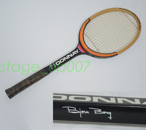 DONNAY（ドネー）／ボルグモデル ウッドラケット/ベルギー製-BJORN BORG/ALLWOOD BORG SUPERLIGHT-／管ZNSQ