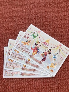 【送料込】東京ディズニーリゾート パスポート 4枚