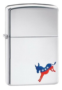 Zippo ジッポライター Democrat Donkey 29073 メール便可