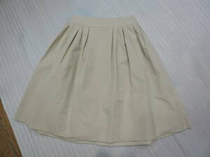#860418　M-PREMIER COUTURE(Ｍ－プルミエ)　ポリエステル　スカート　サイズ３４　日本製