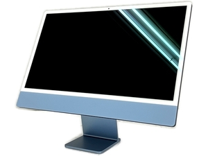 Apple iMac 24インチ M3 2023 4ポート MR7F3J/A 一体型 デスクトップ パソコン 8C CPU 10C GPU 16 GB SSD512GB ブルー 中古 美品 T8570451