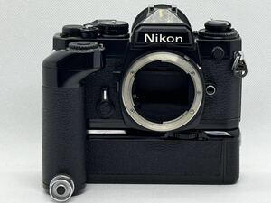 ジャンク品 Nikon ニコン FE ボディ モータードライブ MD-12付き 即決