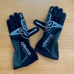 alpinestars(アルパインスターズ) TECH-1 KX V3 GLOVES BK/TGY M　3551823-1169-M 色:BLACK TAR GRAY