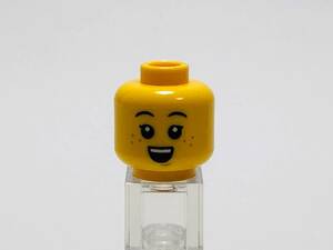 【新品未使用】レゴ　LEGO　ミニフィグ　ヘッド　頭　55 そばかす　子供　笑顔　