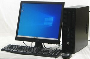 HP EliteDesk 705 G1 SFF-3100 ■ 17インチ 液晶セット ■ AMD A8 Pro-7600B/DVDマルチ/Windows10 デスクトップ