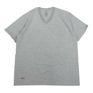 WTAPS ダブルタップス 161MYDT-UWM09 SKIVVIES TEE ３ PIECE V NECK T-SHIRTS パック Tシャツ Vネック S【新古品】【未使用】【中古】