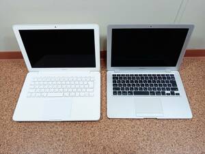 1円開始ジャンク品　処分ノートパソコン動作未確認MacBookとMacBookair