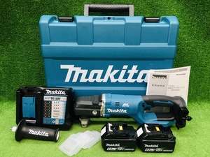 未使用品 makita マキタ 18V 6.0Ah 13mm 充電式アングルドリル DA450DRGX ※バッテリ2個+充電器セット