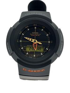 CASIO◆UNITED ARROWS別注/G-SHOCK ソーラー腕時計/デジアナ/ラバー/BLK/AWG-M5