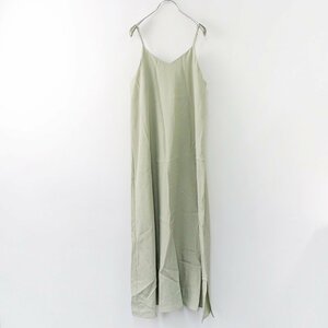 未使用 エリオポール HELIOPOLE VINTAGE POPLIN MAXI DRESS 38/ベージュ ヴィンテージポプリンマキシドレス【2400013756938】