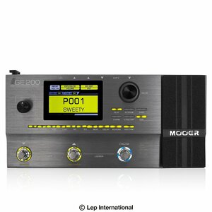 最落無し! Mooer　GE200　/ a44940　歴史を変えた名作マルチ！多彩なアンプ・エフェクトモデリングを収録！　1円