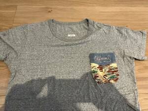 ビズビム / VISVIM official刺繍 POCKET TEE ポケット半袖Tシャツ/2 サイズM グレー