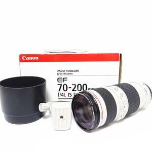 Canon ZOOM LENS EF 70-200mm 1:4 L IS USM カメラレンズ 箱付き 動作未確認　80サイズ発送 K-2620964-136-mrrz