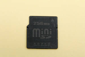 256MB miniSDカード　ADTEC
