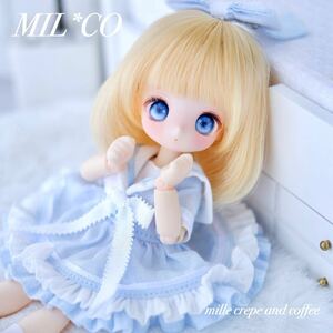 【MIL*CO】OBヘッド TAISAカスタムヘッド＋オリジナルラベルアイ　ピコニーモp、オビツ11向け