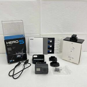 206☆【現状品】GoPro ゴープロ HERO5 アクションカメラ ASST1 ブラック 4K 防水 動画撮影 ☆