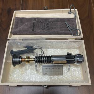 【美品】89Sabers OWK3.5 ドラマ版オビワンライトセーバー　ウッドボックス付　カスタムライトセーバー 