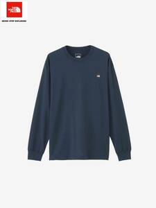 THE NORTH FACE L/S Small Box Logo Tee ザ ノースフェイス ロングスリーブ スモール ボックス ロゴ Tシャツ ネイビー／紺 NT32441-UN／XXL