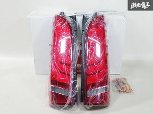 在庫処分！ 新品 VALENTI ヴァレンティ 200系 ハイエース 1～7型 全グレード LED テールライト テール シーケンシャルウインカー レッド