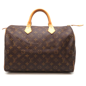 ［飯能本店］LOUIS VUITTON LV ルイ・ヴィトン スピーディー35 M41524(廃番) ハンドバッグ モノグラム モノグラム/ブラウン DH78674