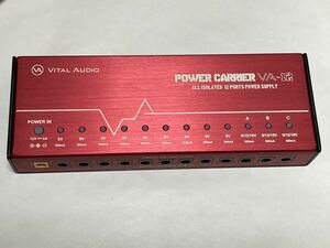 本体のみ　VITAL AUDIO VA-12 VITAL AUDIO POWER CARRIER ヴァイタルオーディはパワーサプライ　エフェクター　バイタルオーディオ