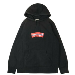 Supreme シュプリーム COMME des GARCONS SHIRT 17SS Box Logo Hooded Sweatshirt パーカー 黒 L