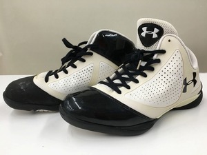 アンダーアーマー UNDER ARMOUR 【並品】UNDER ARMOUR SUPERSONIC ホワイト/ブラック 1220956-100