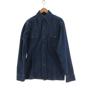 〇〇 DENIME ドゥニーム メンズ シャツ デニムシャツ サイズM インディゴ やや傷や汚れあり